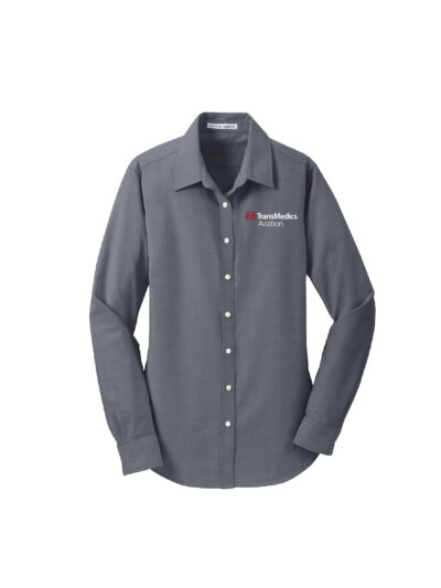 Port Authority® Women's Oxford Shirt - Black